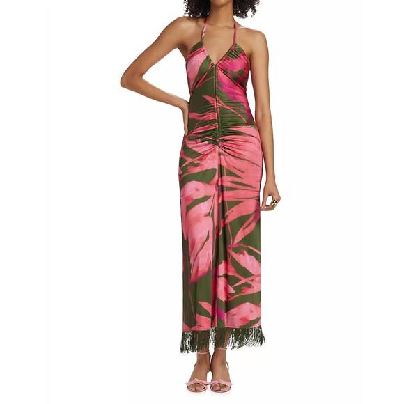 NEW CARA CARA shelter island dress in palm oasis orchid - Picture 4 of 7